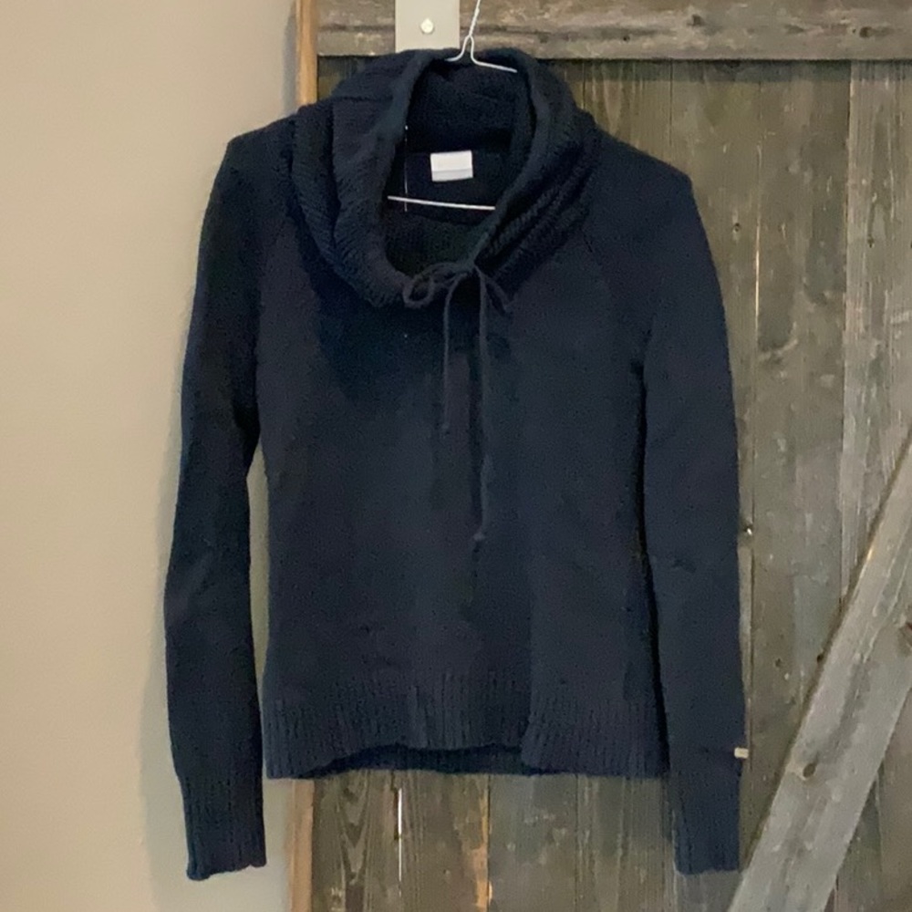 Columbia Sweater with adjustable turtleneck